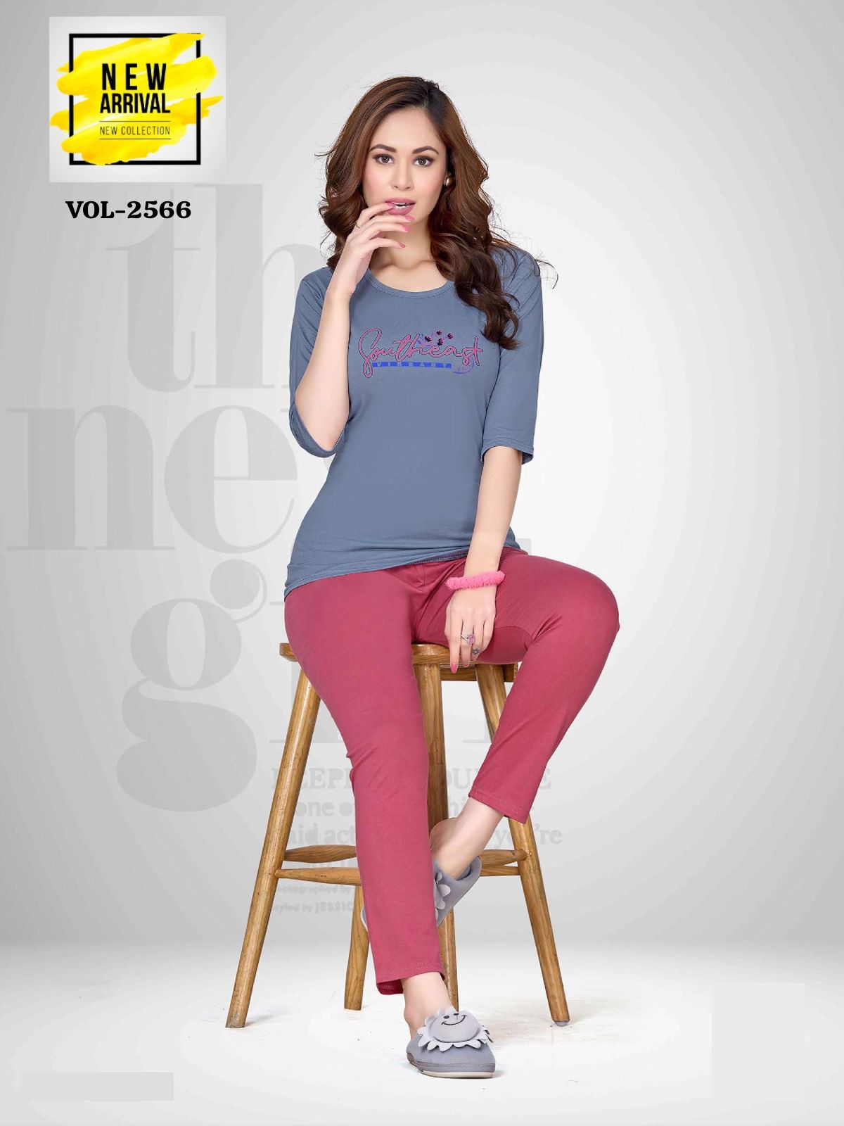 Summer Special Vol 2566 Shinker Hosiery Cotton Night Suit
